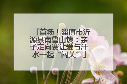 首场！淄博市沂源县南鲁山镇：亲子定向赛让爱与汗水一起“闯关”