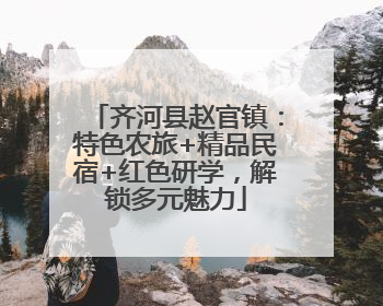 齐河县赵官镇：特色农旅+精品民宿+红色研学，解锁多元魅力