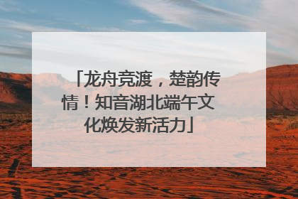 龙舟竞渡，楚韵传情！知音湖北端午文化焕发新活力