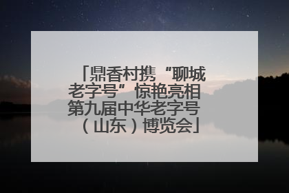 鼎香村携“聊城老字号”惊艳亮相第九届中华老字号（山东）博览会