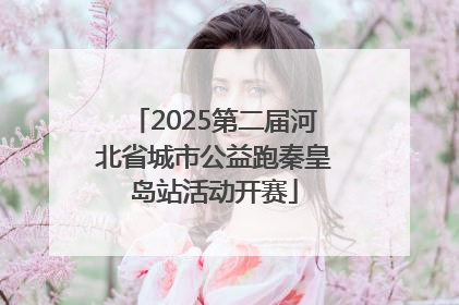 2025第二届河北省城市公益跑秦皇岛站活动开赛