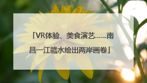 VR体验、美食演艺……南昌一江赣水绘出两岸画卷